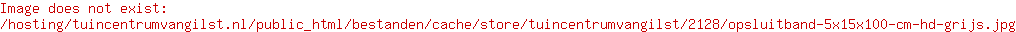 Opsluitband 5x15x100 cm hd Grijs