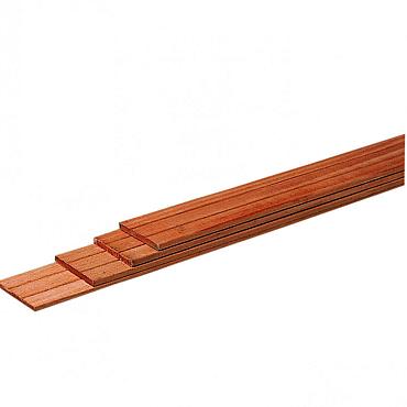 Hardhouten geschaafde plank 1.6x9x180 cm