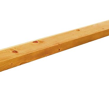 Grenen geschaafde afdekkap met sponning (6.2 cm) 3.5x8.5x180 cm t.b.v. rechtscherm, groen geïmpregneerd