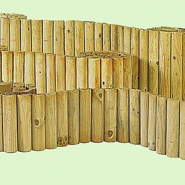 Rolborder ø5x40x250 cm, groen geïmpregneerd