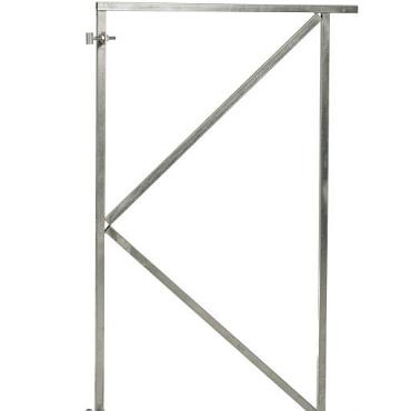Verstelbaar stalen poortframe 90x155 cm, vuurverzinkt