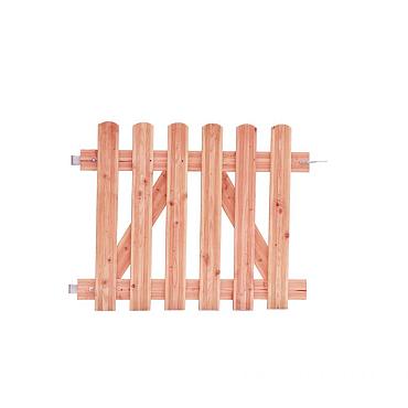 Douglas reliëf rechthekpoort 100x80 cm inclusief klinkset, onbehandeld