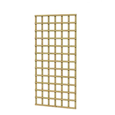 Vuren Trellis de Luxe, 90x180 cm, groen geïmpregneerd