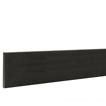 Betonplaat glad 24x3.5x224 cm, antraciet, gecoat