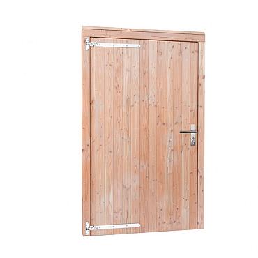 Douglas enkele deur inclusief kozijn extra breed en hoog, linksdraaiend, 110x214.5 cm, onbehandeld