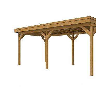 Douglasvision DHZ buitenverblijf 600x300 cm, groen geïmpregneerd