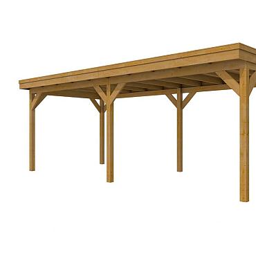 Douglasvision DHZ buitenverblijf 700x300 cm, groen geïmpregneerd