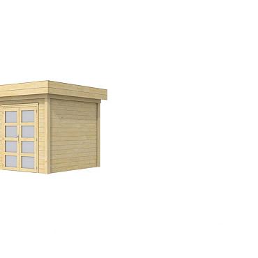 Vuren Topvision Premium Kolibri, 250x250 cm, kleurloos geïmpregneerd.