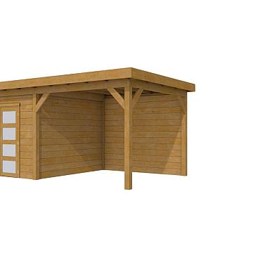 Douglas Topvision Roek, 298x298 en luifel 300 cm, groen geïmpregneerd