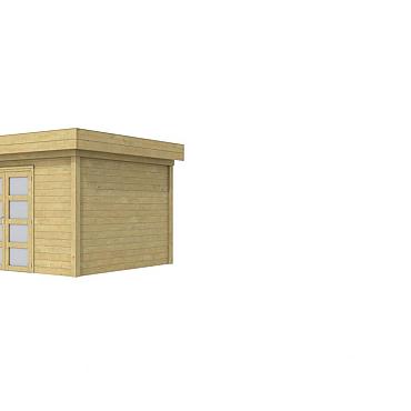 Vuren Topvision Parelhoen, 400x300 cm, groen geïmpregneerd