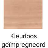 Douglas Topvision Roek, 298x298 en luifel 300 cm, kleurloos geïmpregneerd