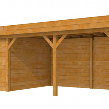 Douglas Topvision Premium Roek, 298x298 en luifel 500 cm, transparant gespoten.
