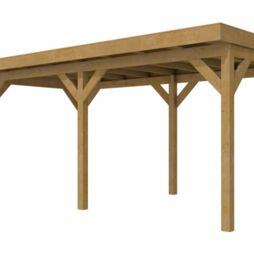 Douglasvision buitenverblijf Comfort 500x270 cm, groen geïmpregneerd