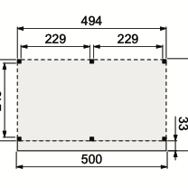 Douglasvision buitenverblijf Comfort 500x270 cm, groen geïmpregneerd