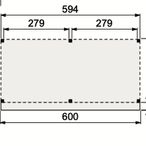 Douglasvision buitenverblijf Comfort 600x270 cm, onbehandeld