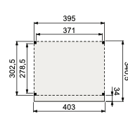 Douglasvision DHZ buitenverblijf 400x300 cm, kleurloos geïmpregneerd