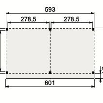 Douglasvision DHZ buitenverblijf 600x300 cm, kleurloos geïmpregneerd