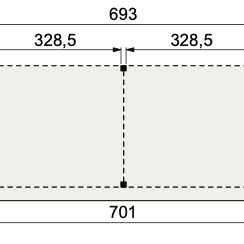 Douglasvision DHZ buitenverblijf 700x300 cm, onbehandeld