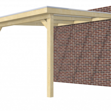 Veranda Excellent 300 vuren, 312x400 cm, dakplaten opaal, kleurloos geïmpregneerd.