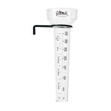 Regenmeter peacock met ring 24cm