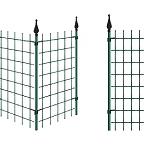 Trellis m incl. 4 muurbev. groen