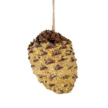 Dennenappel m/vet l10b10h15cm