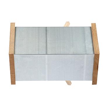 Voedertafel eiken rechthoek d57h110b57