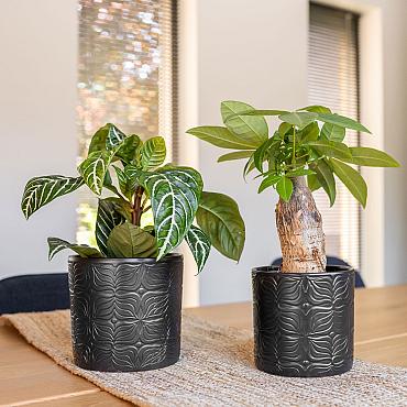 Pot sil d13h13cm mat zwart