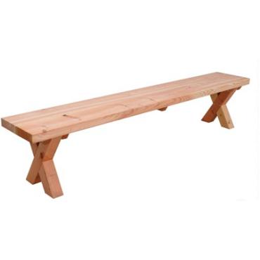 Bank Xavi Excellent, 50x38x245 cm, onbehandeld