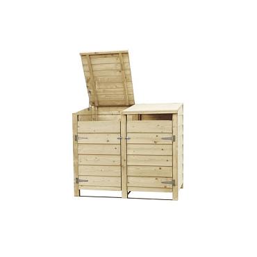 Containerkast dubbel, 128.7x152x91 cm