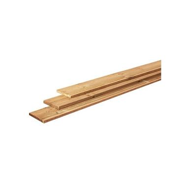 Douglas geschaafde plank 1.6x14x180 cm, groen geïmpregneerd