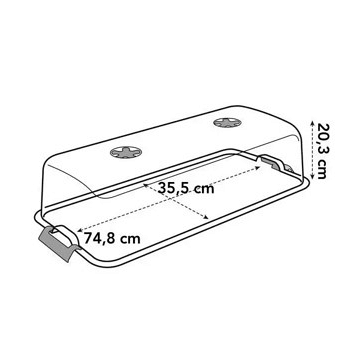 Kweekhuis gb xxl l75cm transparant