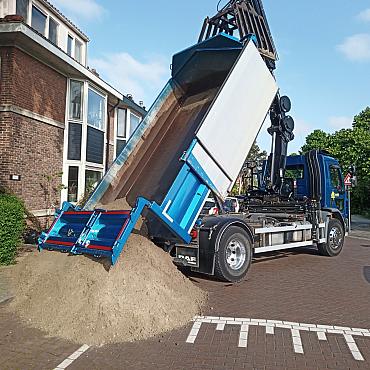 6 m3 draineerzand losgestort inclusief transport*