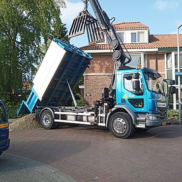3 m3 draineerzand losgestort inclusief transport* 