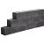 Lineablock Small 12x12x60 cm Black Linia op=op Jubileumaanbieding