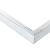 Aluminium daktrimset recht t.b.v. plat dak, maximale dakmaat 605x450 cm