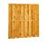 Grenen geschaafd plankenscherm 18-planks 15 mm, 179x179 cm, recht, groen geïmpregneerd. Aanbieding