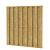 Grenen geschaafd plankenscherm 18-planks 15 mm, 179x179 cm, recht, groen geïmpregneerd. Aanbieding