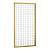 Eco gaastrellis met maas 7.5x7.5 cm, in grenen raamwerk 4.5x4.5 cm, 90x180 cm, groen geïmpregneerd