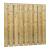 Jumboscherm geschaafd vuren 20-planks 15 mm, 180x180 cm, recht, groen geïmpregneerd