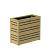 Bloembak Flux60 Excellent, 70x30x60 cm, groen geïmpregneerd