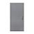 Hardhouten enkele dichte deur Prestige, linksdraaiend, 109x221 cm, grijs gegrond