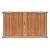 Hardhouten dubbele toegangspoort, verticaal, 300x180 cm incl beslag