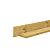 Grenen profielplank (afdekplank) 2.8x13.5x200 cm, groen geïmpregneerd