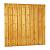Aanbieding Grenen geschaafd plankenscherm 21-planks 15 mm, 180x180 cm, verticaal recht, groen geïmpregneerd