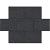 Oud Hollandse tegel 40x60x5 cm Carbon