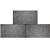 Cera5line Lux & Dutch 20x40x5 cm Basalt