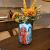 Pot canalhouses d30h42cm rood