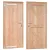 Douglas enkele dichte deur inclusief kozijn, linksdraaiend, 90x201 cm, onbehandeld