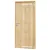 Vuren enkele dichte deur inclusief kozijn, rechtsdraaiend, 90x201 cm, onbehandeld